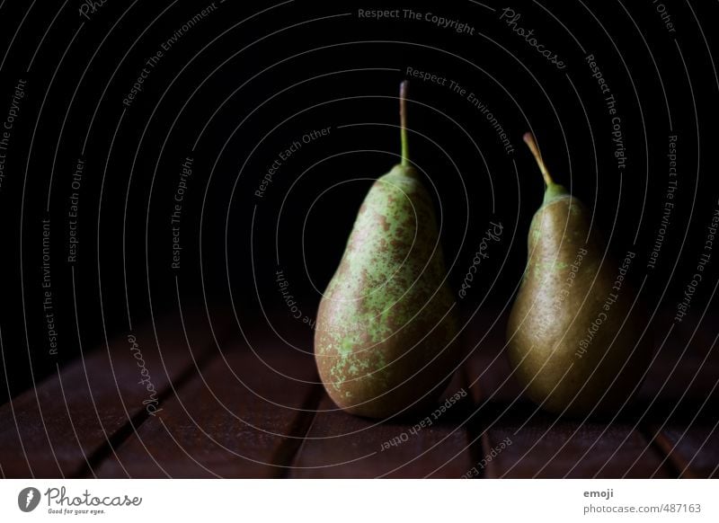 Two friends Fruit Pear Nutrition Organic produce Vegetarian diet Diet Delicious Natural 2 Colour photo Subdued colour Interior shot Studio shot Close-up