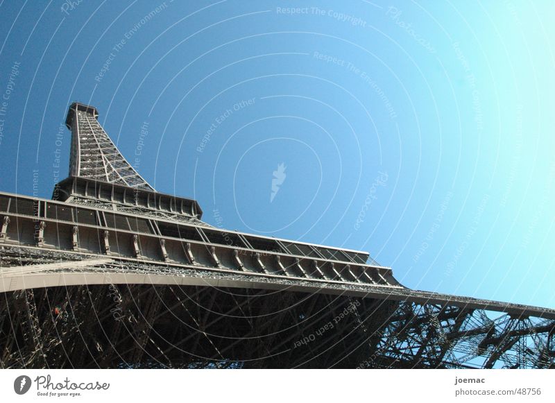 la tour eiffel Eiffel Tower Steel Structural engineering Paris France Large Monument Sky