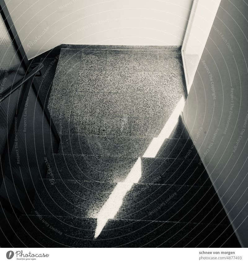light switch Light Hallway Dark Architecture Window Stairs Contrast Day Building Deserted Interior shot House (Residential Structure) Shadow Wall (building)