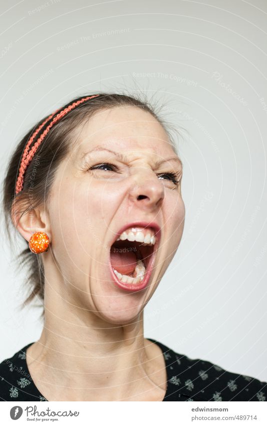 Angry Feminine Woman A Royalty Free Stock Photo From Photocase