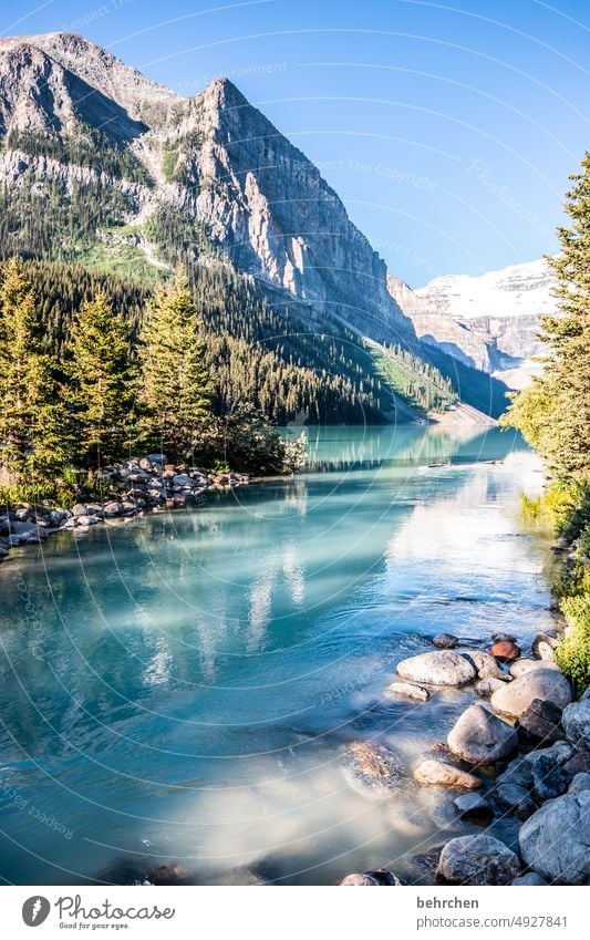 again and again canada Nature Canada Lake Alberta Lake Louise Rocky Mountains North America mountain lake Banff National Park Glacier