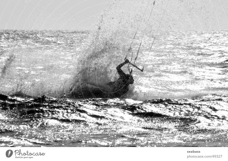 shadow swimmer Kiting Surfing Aquatics Kiter Tarifa Atlantic Ocean