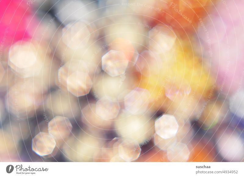colorful bokeh variegated glittering colourful Bright blurriness hazy Abstract clearer Decoration Glittering Festive defocused light points luminescent