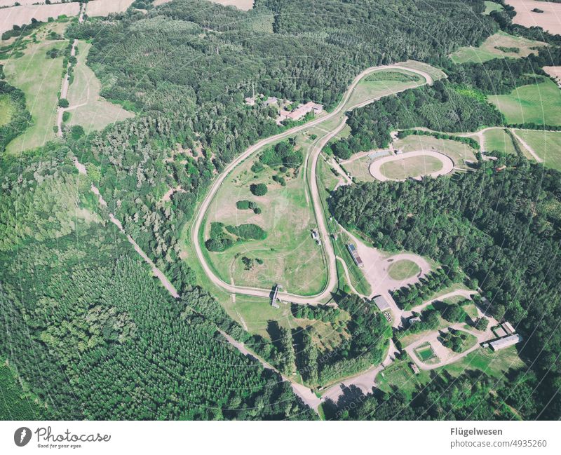 Bergring Teterow Wald Rennbahn Grasbahn Rennfahrer Sandbahn Motorrad Bike Rennen Natur Pfingsten Mecklenburg Teterov Wälder