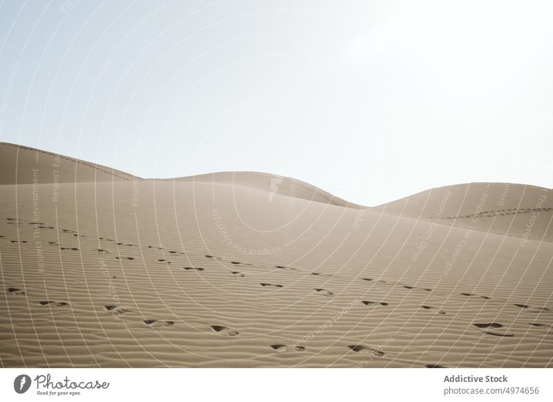 Dune against blue sky - a Royalty Free Stock Photo from Photocase