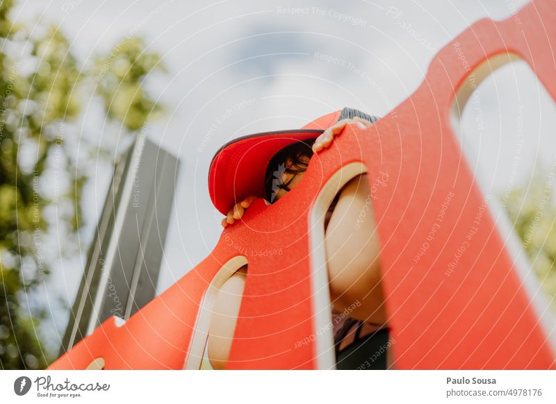 Child with cap childhood Boy (child) Red Cap Baseball cap Joy Playing Human being Infancy 1 - 3 years Looking Masculine Toddler Day Leisure and hobbies