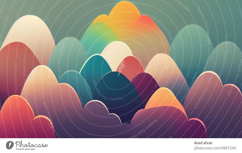 Abstract rainbow stripes colorful background Vector Image