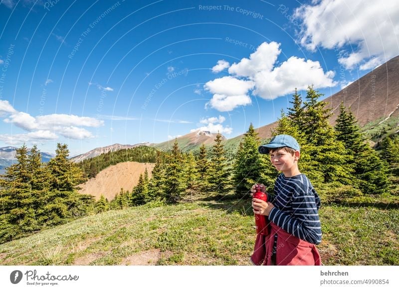 <3 Son Child Infancy Adventure Boy (child) North America Wilderness Forest contented Vacation & Travel Canada Contentment Dreamily Wanderlust Happy fortunate