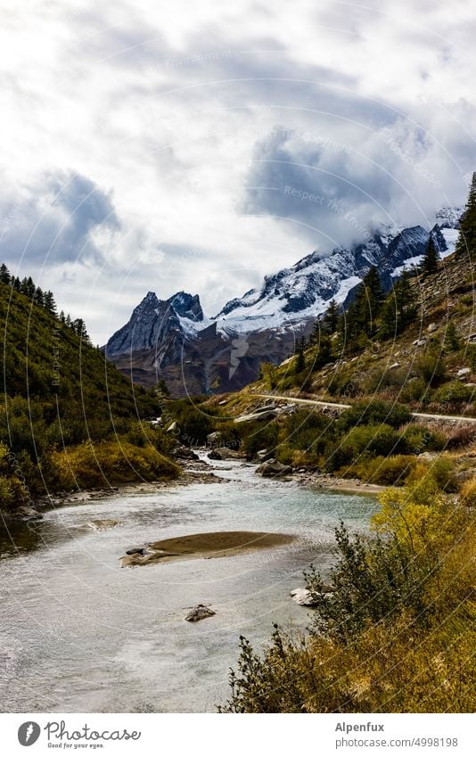 Canada...... Mountain Hiking Glacier Brook Alps Nature Landscape Rock Deserted Day Exterior shot Snowcapped peak Colour photo Peak Environment Clouds Sky Hill