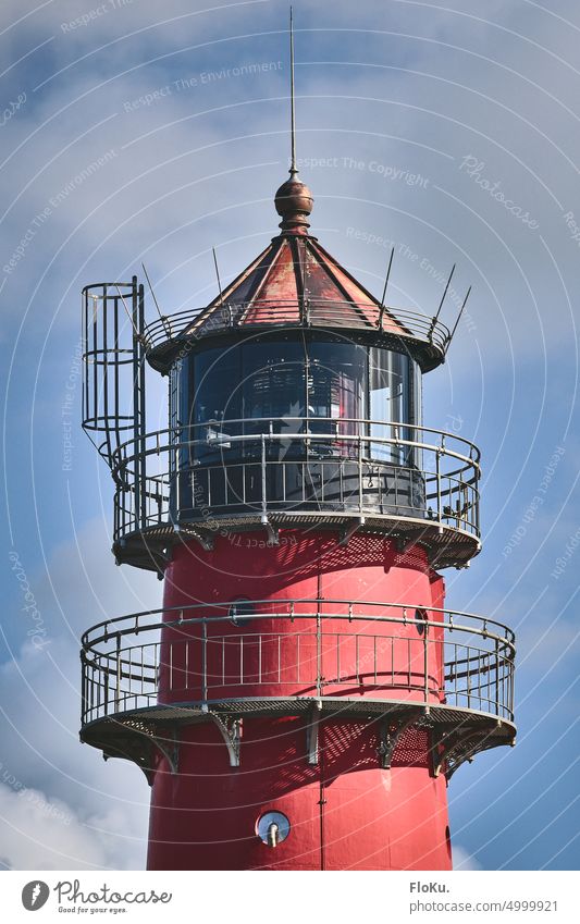 Büsum lighthouse Lighthouse bunch North Sea coast Exterior shot Ocean Vacation & Travel Beach Tourism Relaxation Maritime Northern Germany Dithmarschen