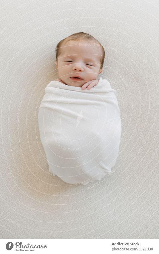 Cute baby in blanket sale