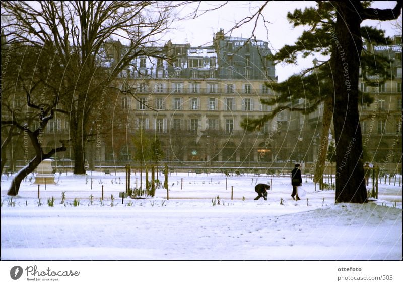 Paris in January Winter Park Snow Architecture