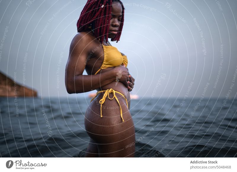 African Woman Flat Belly Stock Photos - Free & Royalty-Free Stock
