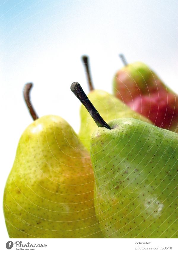 pears Juicy Healthy Mature Stalk Vitamin Yellow Green Pear Fruit
