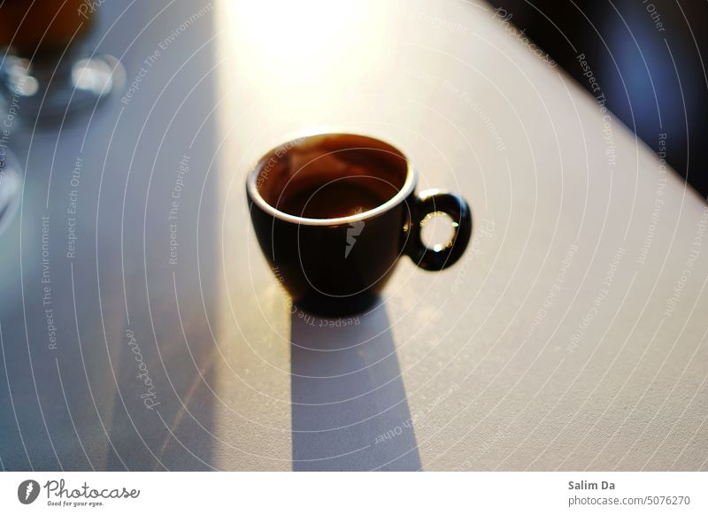 Black cup of coffee on a table Coffee Coffee break Coffee cup Coffee table Cup Café Caffeine Table drink Drinking drinks drinking cup Espresso espresso cup Hot