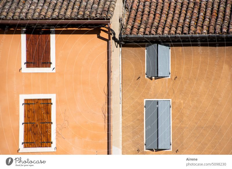 four more doors... Window Facade Closed Shutter House (Residential Structure) Siesta colourful Wall (building) Light kind Sunlight Mediterranean Divide