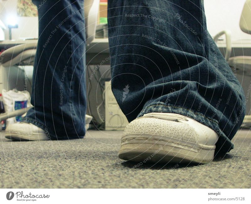 stay on the ground Close-up Footwear Pants Floor covering Going Stand Human being Legs Detail