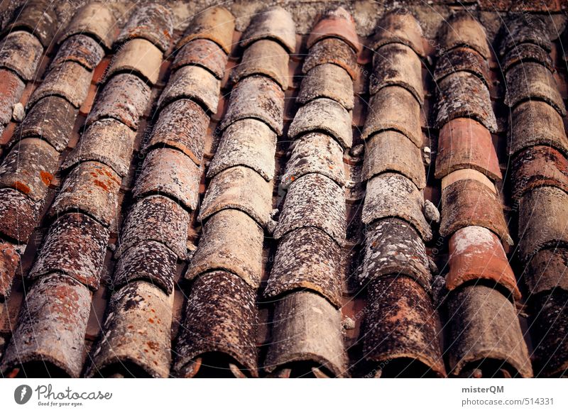 French Style VII Village Esthetic Roof Roofing tile Pitch of the roof Pattern Symmetry Brick Brick red Tiled roof Brick construction France Half-timbered house