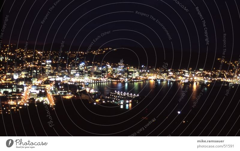 Wellington Nights 2 Long exposure Exposure Light New Zealand Night shot Movement Harbour Bay