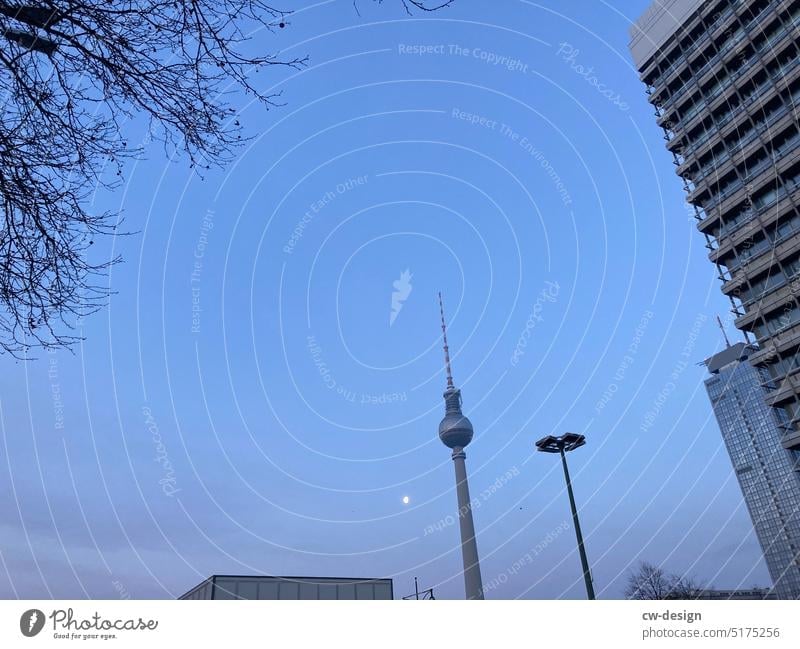 television tower Television tower Berlin TV Tower Landmark Sky Capital city Town Architecture