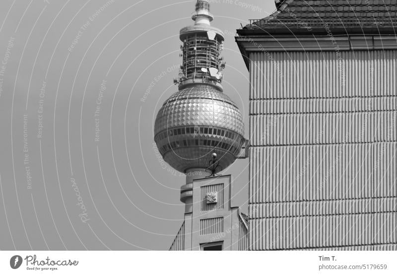 Berlin Mitte / TV Tower Television tower Middle Downtown Berlin Berlin TV Tower Landmark Capital city Architecture Tourist Attraction Town Sky City