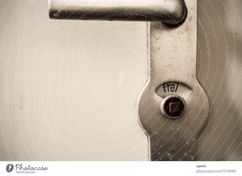 ut ruhrgebiet | Free Bathroom Door Door handle Toilet Lock Open Lockable Utilize Personal hygiene Culture Perspective Living or residing Colour photo