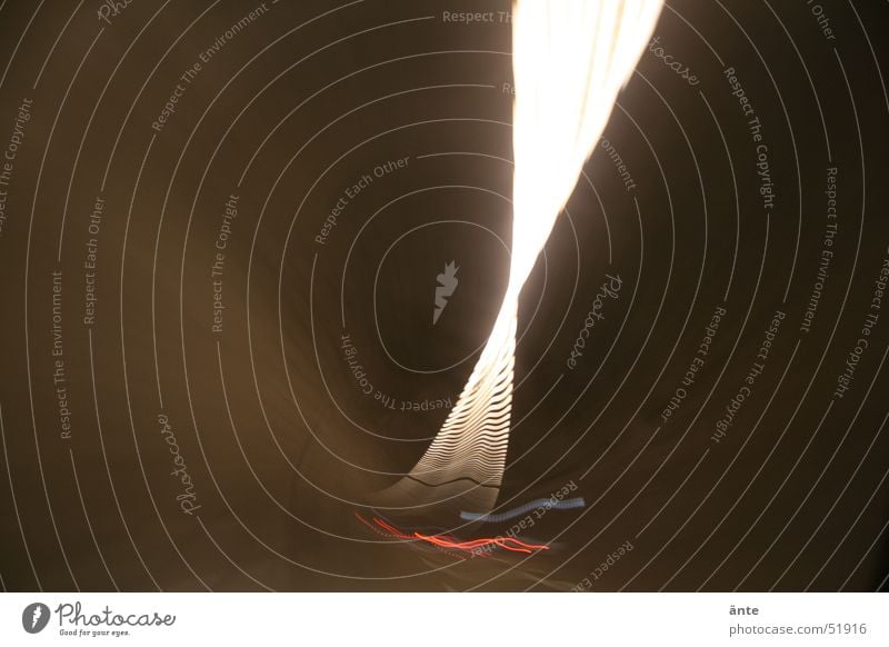 freaky tunnel Tunnel Light Movement Lamp Dark Style Alcohol-fueled Long exposure Street lighting Tunnel lighting Rear light Red A light in the dark Conduct Hope