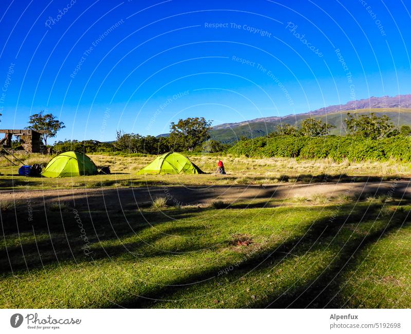 Camp I Tent Tent camp Camping Nature Vacation & Travel Hiking Adventure Exterior shot Trip Landscape Colour photo Summer Tourism Deserted Freedom