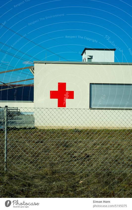 Rescue station Station Red Cross Emergency doctor Ambulance Common good Provision Help First Aid Emergency call Healthy Health care Medical treatment