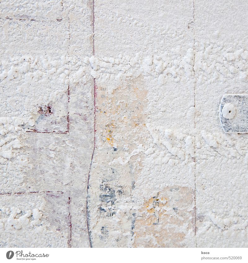 white as snow. Wall (barrier) Wall (building) Facade Stone Sand Line Old Yellow Gray Red White Decline Snow Colour photo Subdued colour Exterior shot Close-up