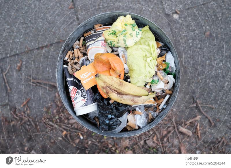 Trash and old butts in ashtray from above Malodorous tilt Throw away Transience Disgust Ashtray Smoking Cigarette Butt Tobacco waste remnants Residual waste