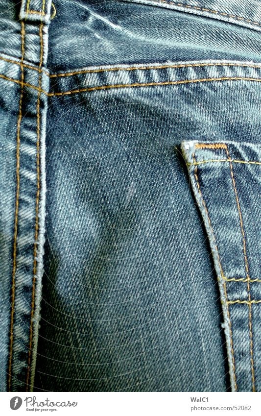 Yeah, yeah so blue, blue, blue.... Cloth Stitching Bag Textiles Jeans jean levis more helpful Blue Hind quarters