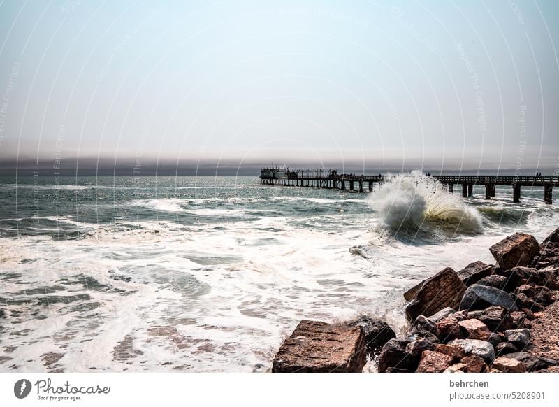 don't make such a wave here Waves Impressive Sky Swakopmund Gorgeous Vacation & Travel Landscape Namibia Ocean Far-off places Wanderlust travel Dream Africa