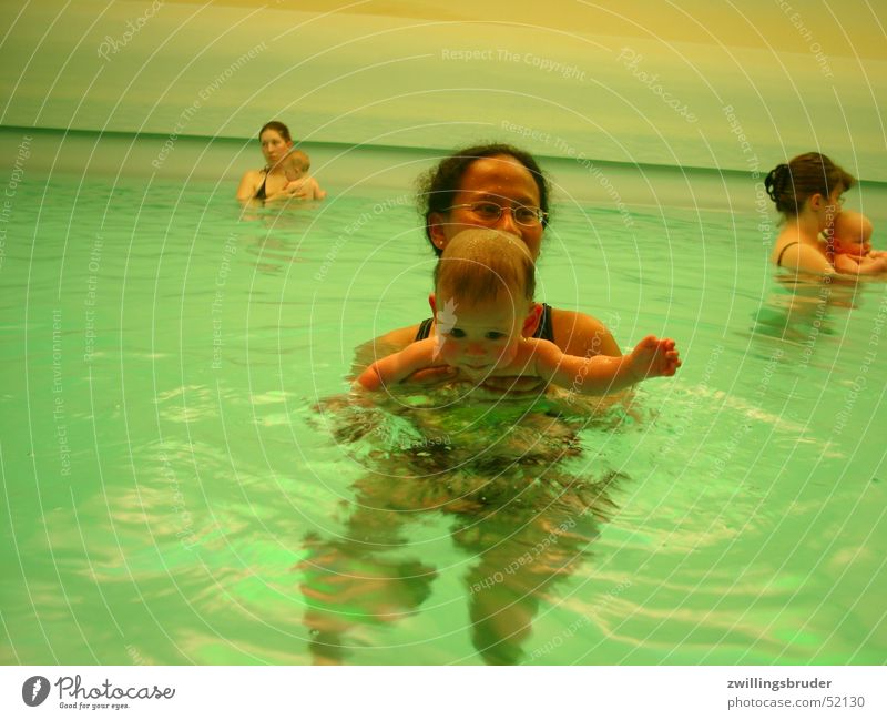 paddle Baby Green Swimming pool Baby swimming Water mother and child 3 mothers Swimming & Bathing