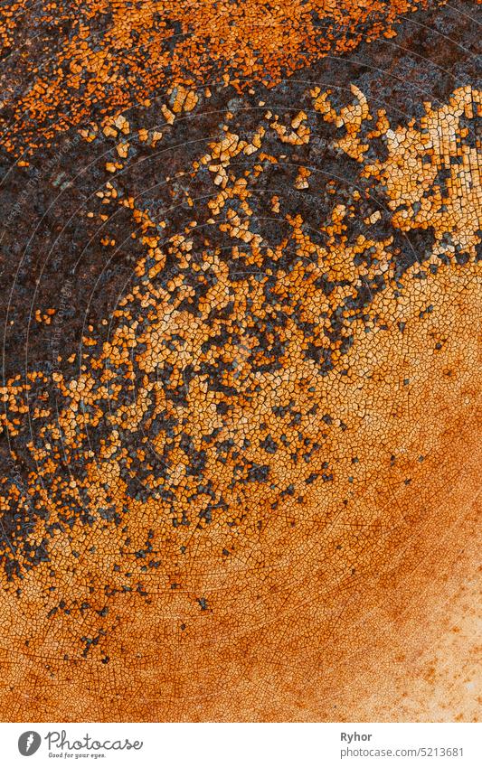 Old Grunge Rusty Metal Metallic Colored Wall Background. Red Orange Yellow Abstract Metallic Surface rust textur rusty texture abstract wall grunge backdrop