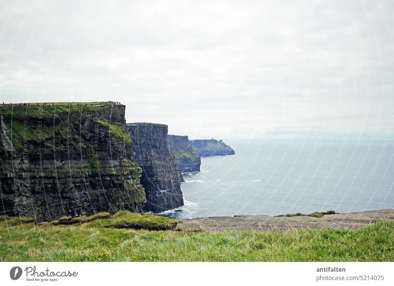 Cliffs of Moher, August 2018 Panorama (View) Vacation & Travel Atlantic Ocean Take a photo Hotspots Vantage point vantage point National Park Colour photo