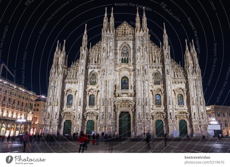 Milan - Duomo stock photo. Image of landmark, christian - 34394122