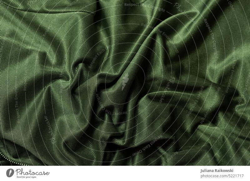 green elegant fabric Polyester Material Hip & trendy Macro (Extreme close-up) Stitching Structures and shapes Design Wrinkles Style Fashion Deserted Textiles