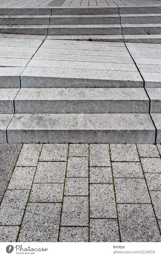 Barrier free staircase staircases Staircase barrier-free Wheelchair accessible obliquely Stairs stair treads accessibility External Staircase Exterior staircase
