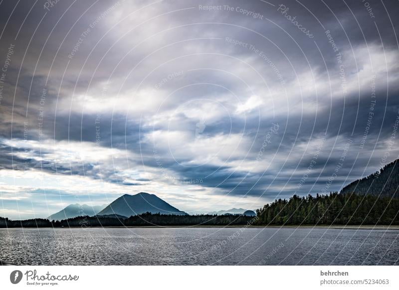 vancouver island Mountain Sky especially Nature coast Ocean Landscape British Columbia Water Adventure Canada North America Colour photo Fantastic