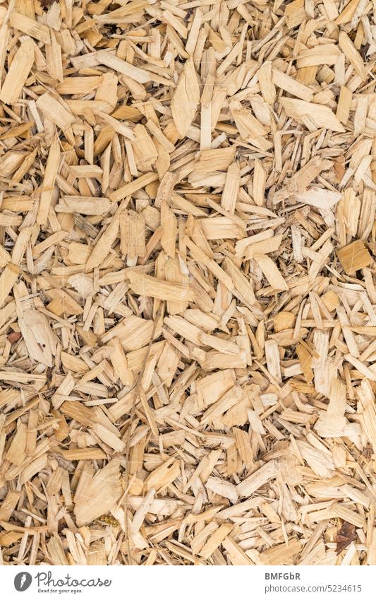 Wood chips bright, large and full of images Wood shavings Bright Large Image Filling off Garden spaene Deserted Natural material natural materials naturally