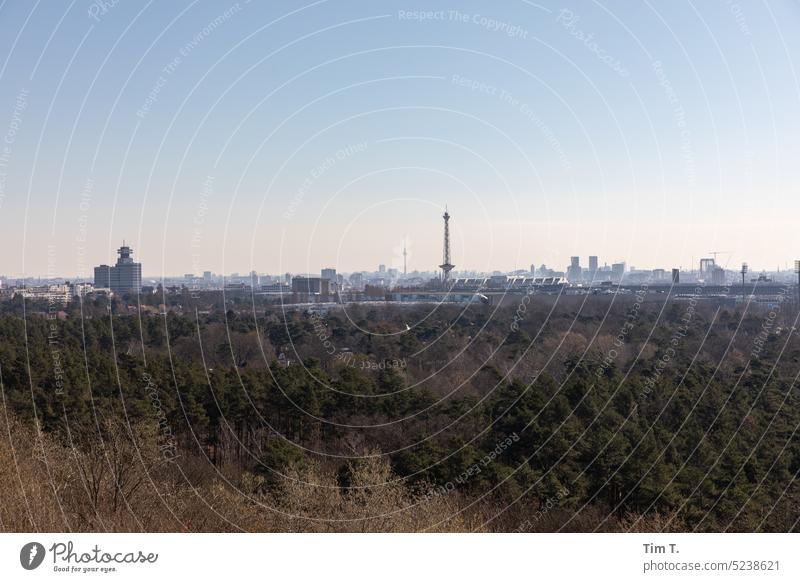 Skyline Berlin Dragon Mountain Germany Architecture Capital city Deserted Exterior shot City Tourist Attraction Tower Television tower Berlin TV Tower Downtown