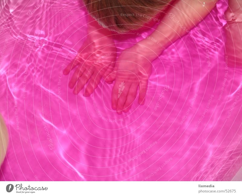 watercolour Hand Bathtub Underwater photo Pink Watercolor Bathtub water Colour Swimming & Bathing