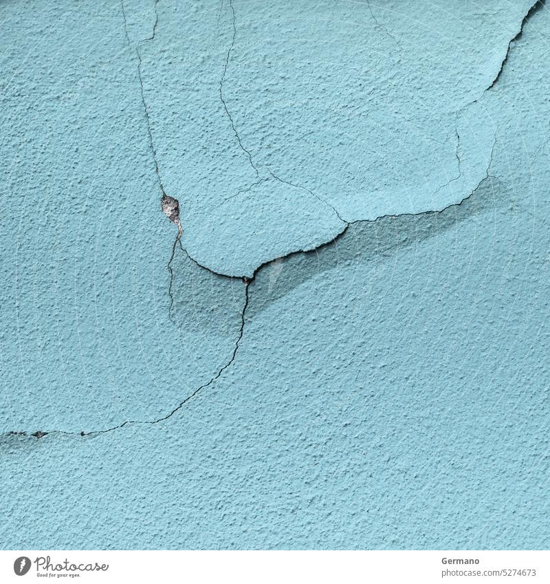 Paint peeling of from the wall blue azure old texture grunge background paint dirty rough vintage abstract pattern surface retro material cracked weathered