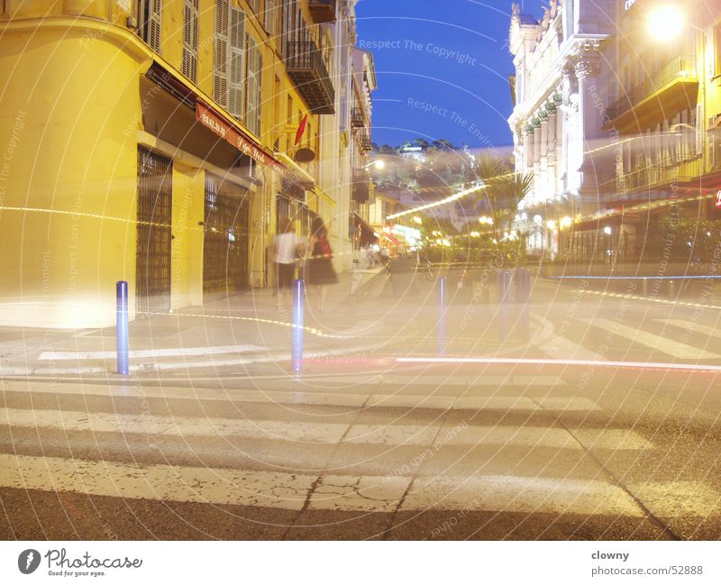 Nice France Speed Sky Colour Street