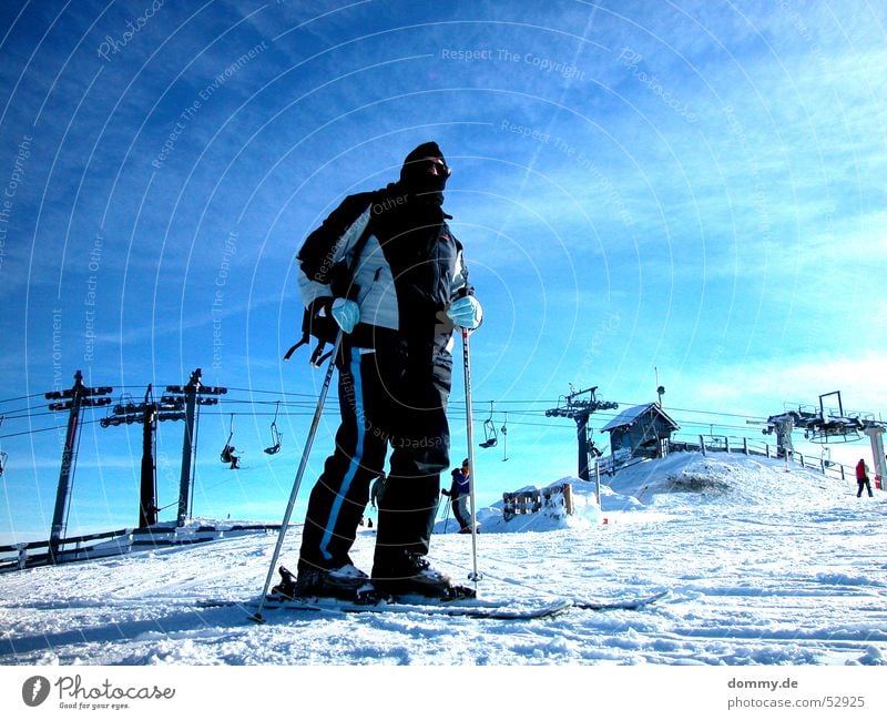 summiteers Peak Attacker Skis Driving Winter Mount Kreischberg Austria Above Railroad Lady Blue Sun Sports