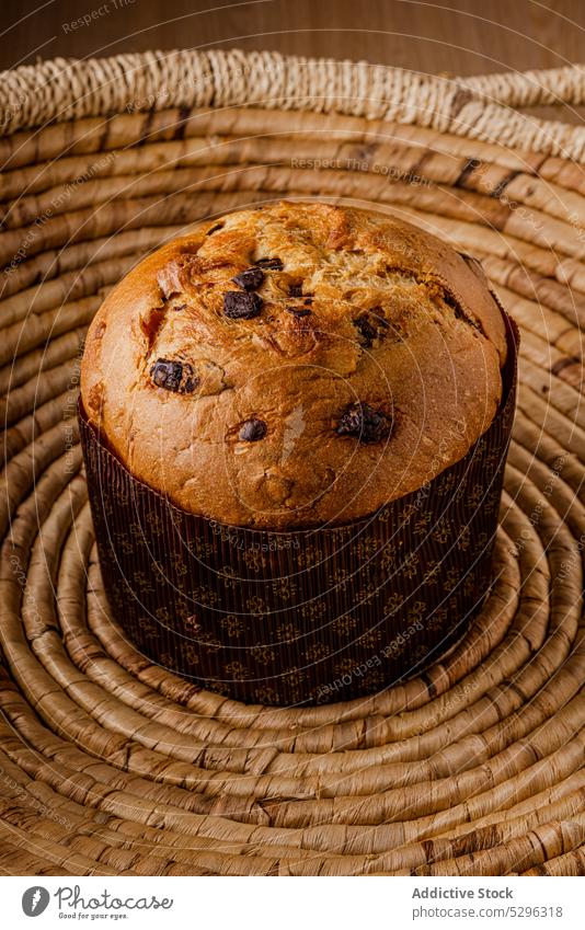 Delicious Panettone, a famous italian christmas cake panettone delicious bread food bakery holiday traditional tasty pastry dessert sweet fresh cuisine italy