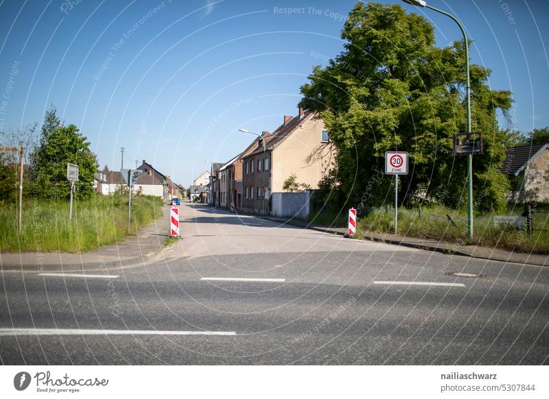 Abandoned village Departure Street view Villages Window RWE Rural Pencil lead Pit Town cityscape Surface Mining area houses lignite mining kerpen