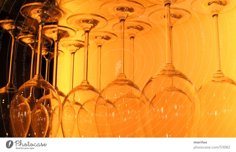 glassware Light Things Glass Orange Contrast