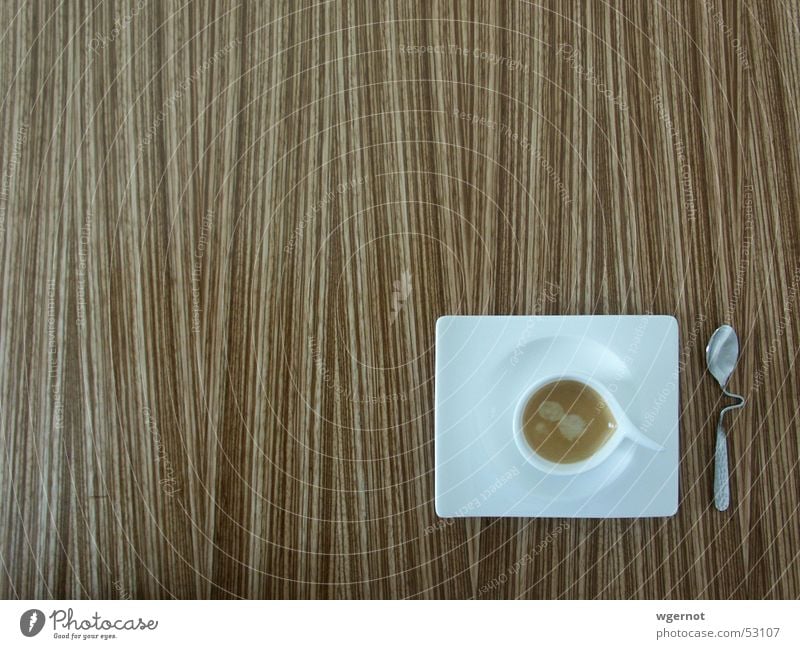 Café not coffee Cup Spoon Curved Table Wood Stripe Design Espresso Villeroy Coffee Tropic trees cebrano Tilt